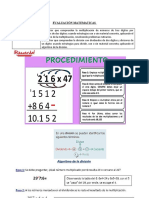 6° Evaluacion Matemática Adecuada