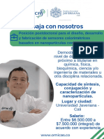 Convocatoria Plaza Postdoctoral PDF