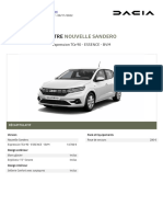 Config Dacia Sandero Iii