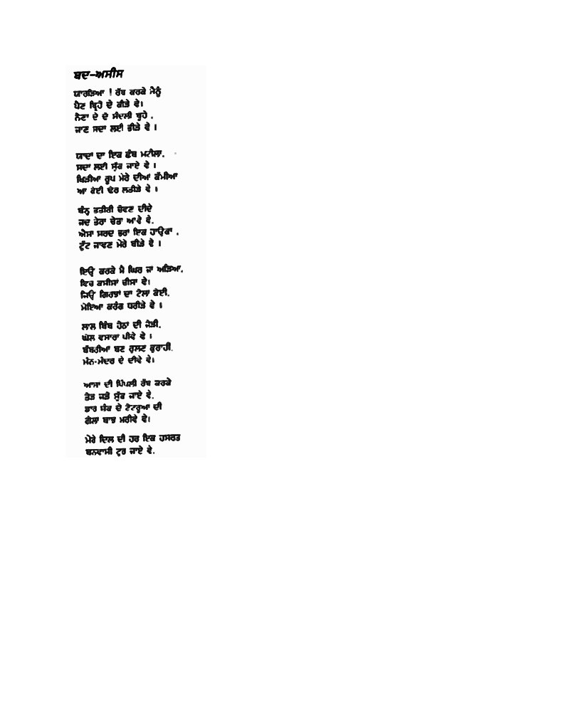Shiv Kumar Batalvi Geet | PDF