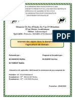 Internet Des Objets Dans Le Domaine de Lagriculture de Demain PDF