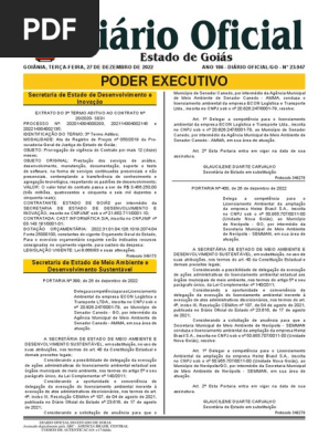 ガブ Diario Oficial 2022-12-27 Completo | PDF | Orçamento | Estado