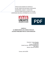 Géneros Musicales y Problemas en Su Caracterización PDF