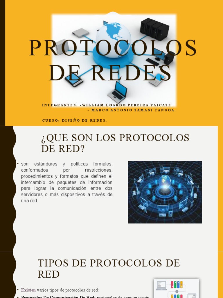 Tipos y Funciones de Protocolos de Red | PDF | Protocolos de internet ...