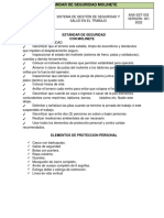 ANX-SST-002 Estandar de Seguridad Molinete