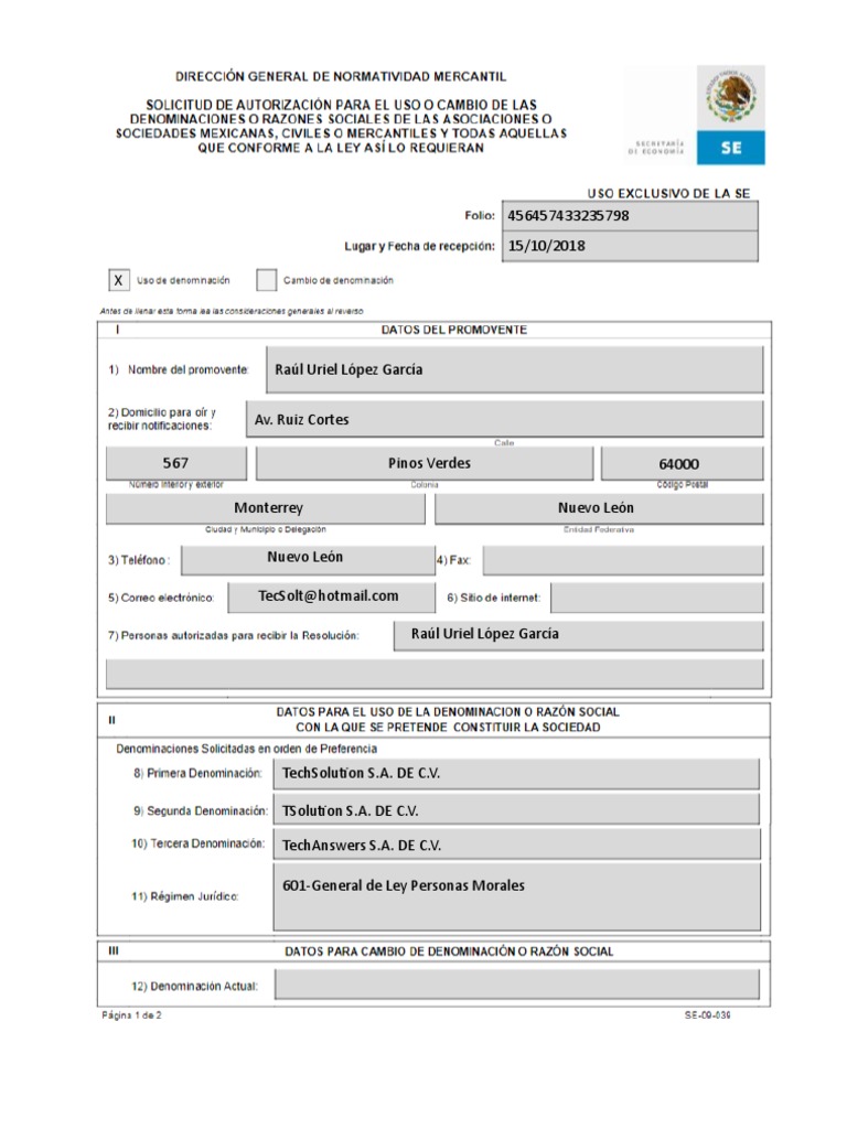 Formatos Codigo | PDF