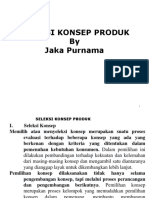 Seleksi Konsep Produk