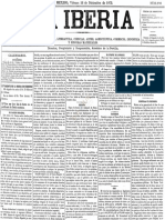 Iberia- periódico de literatura, ciencias, artes, agricultura, comercio, industria y mejoras materiales, La Fecha- 1873-12-12.p. 1.