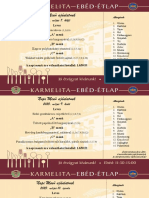 Karmelita Menza Étlap - Napi Menü - (05.08.-05.12.) PDF