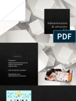 Administración de Proyectos PDF
