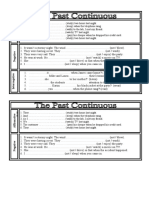 The Past Continuous Exercise