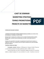 Strategic - Tehnici Promo - Proiecte de MK - Tanase Eduard - MK3 - GR2