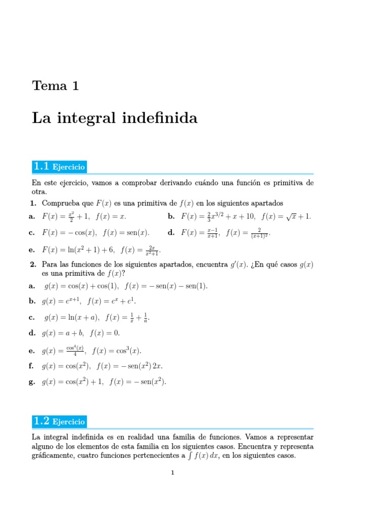 Calculo Tema 1 | PDF | Costo marginal | Integral