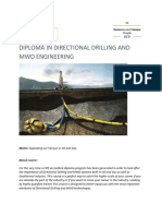 Diploma in Directional Drilling and MWD Engineering Brochure