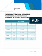 Agenda Señalamientos AP Semana Del 6 Al 10 de Febrero