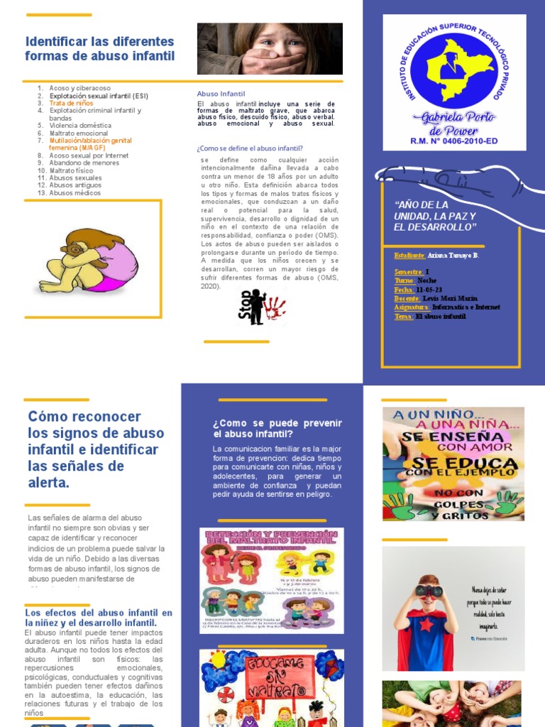 Tipos y prevención del abuso infantil | PDF | Abuso infantil | Abuso sexual