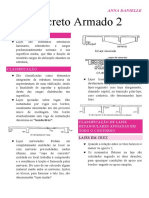 Lajes de concreto armado