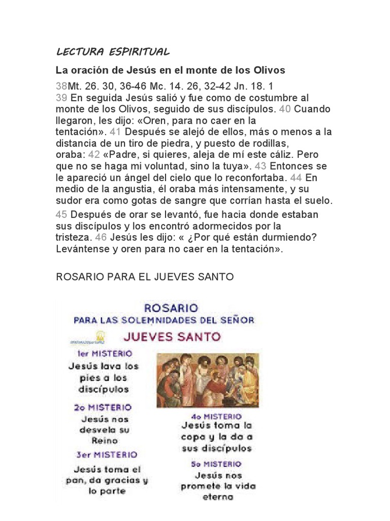 Lectura Espiritual Pdf