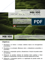Morfologia e Ultraestrutura Procarióticas e Nutrição Dos Microrganismos