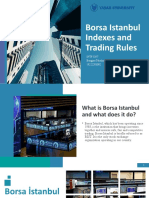 Borsa Istanbul Indexes and Trading Rules