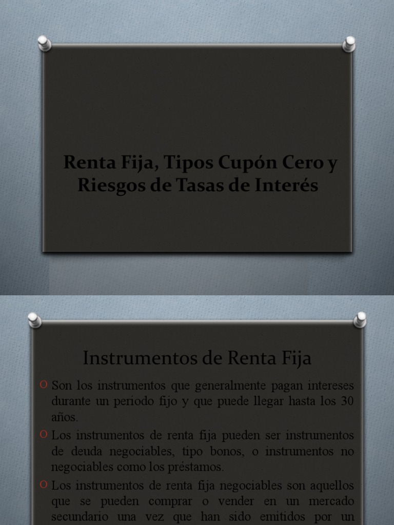 Introducción A Los Bonos E Instrumentos De Renta Fija – JZIPJK