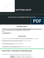 Le Participe Passé - Accord Avec L'auxiliaire Être Et Avoir