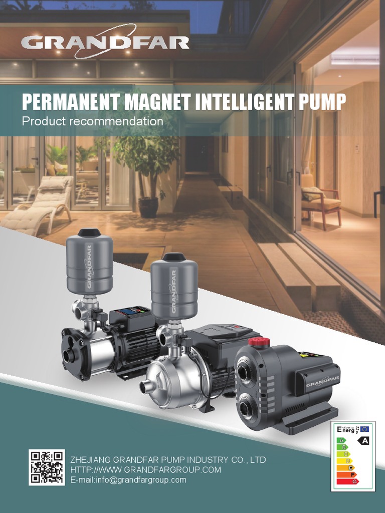 Grandfar Permanent Magnet Pumps Overview | PDF | Pump | Electric Motor