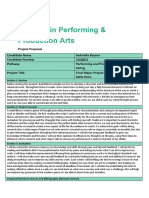 Project Proposal Form - Variations