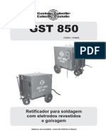 Retificador GST 850 Manual
