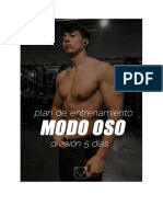 Plan de Entrenamiento Modo Oso - 5 Dias Httpyu PDF