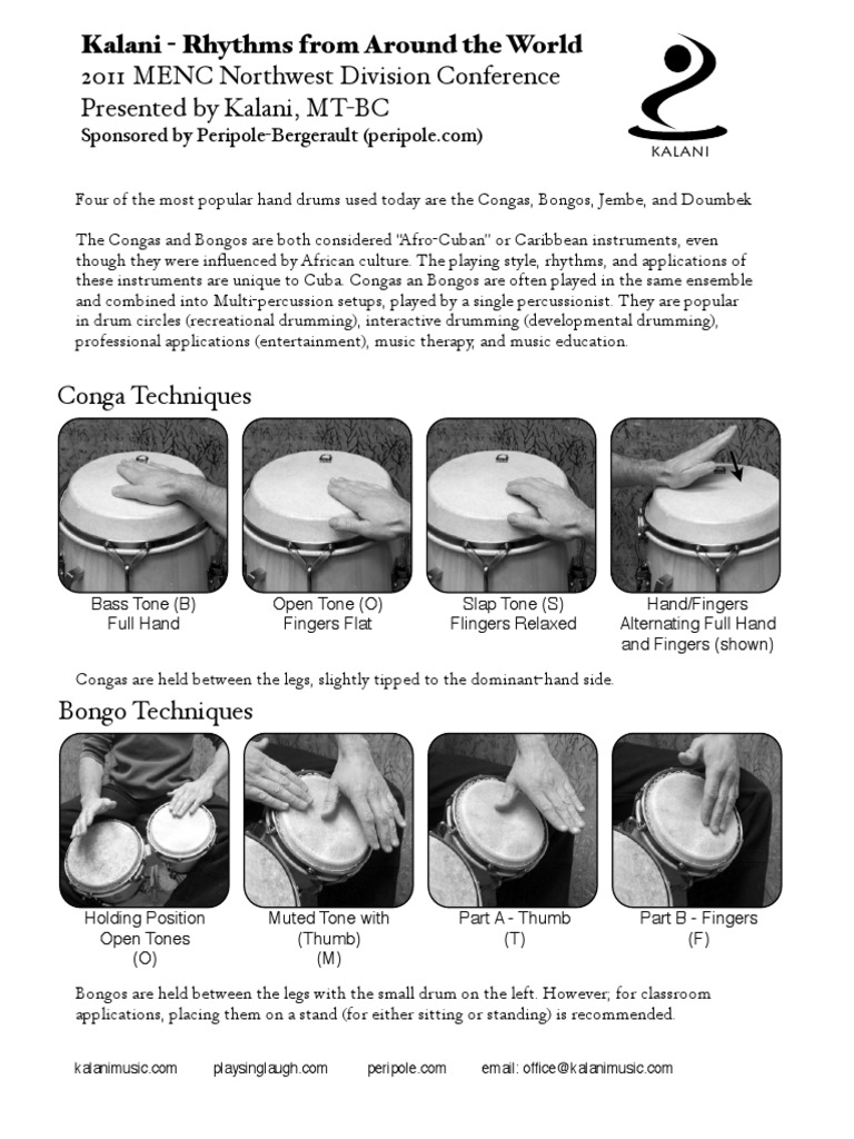 Metodo de Congas PDF PDF Gaiaphones Musical Instruments