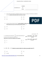 Evaluacion Virtual #14 Matematica 5° Cdef Japam 2022