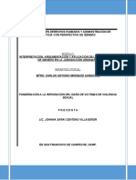 Nuevo DOCX Document PONDERACIÓN A LA REPARACIÓN DEL DAÑO DE VICTIMAS DE VIOLENCIA SEXUAL