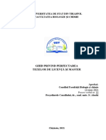 Ghid - Privind - Perfectarea - Tezei - de - Licență - Masterat - Biologie Și Chimie PDF