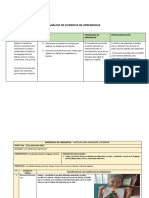 Análisis de Evidencia de Aprendizaje