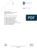 Evaluación Diagnostica Costos Empresariales