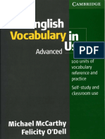 Cambridge - English Vocabulary in Use - Advanced PDF