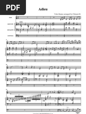 Yoko Kanno Adieu Piano