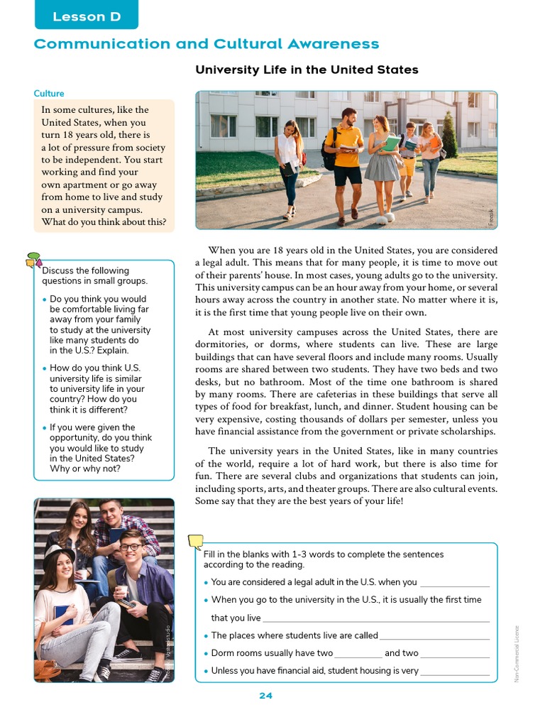 Ingles 3 Bach Modulo 2 1 Pag 24 Pdf Dormitory