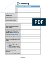 CyberSecOp Scoping Questionnaire March2023