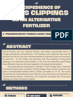 Expedience of Grass Clipping Fertilizer Presentation