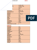 Vocabulary Unite (1-2-3) PDF