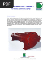 Ergil Rhino Pig Receiver and Launcher Datasheet