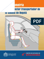 Para El Sector Transportador de La Sabana de Bogotá: Antropometría