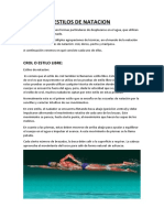 Estilos de Natacion PDF