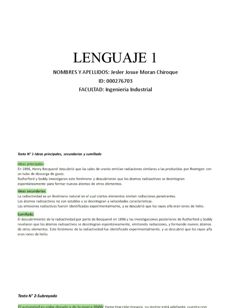 Lenguaje 1 Descargar Gratis Pdf Amor
