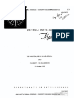 Intervencionismo de Cuba en Venezuela, según la CIA (2)