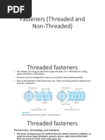 Fasteners (Threaded and Non-Threaded) PDF