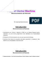 Support Vector Machine: Reconocimiento de Patrones