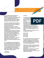 Simulado - Referenciais Curriculares Nacionais para A Educação Infantil PDF
